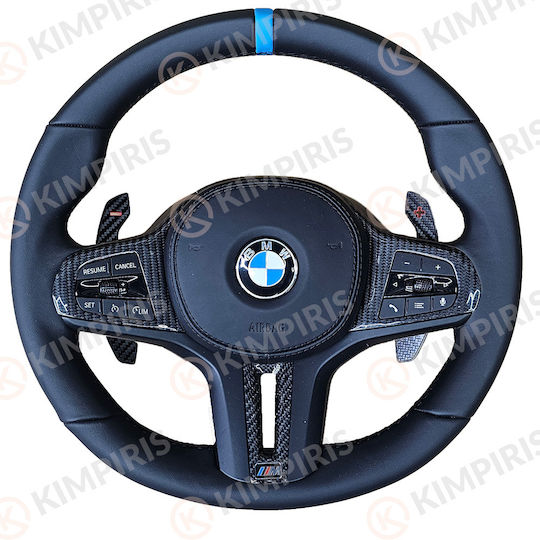 Volan Auto Bmw Marke Albastru Piele Edition G Series