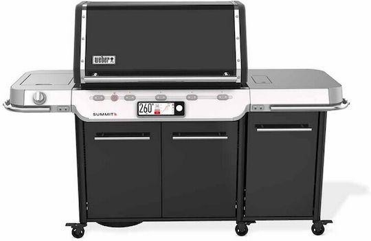 Weber Summit FS38X E Smart Ψησταριά Υγραερίου Σχάρας 91x49εκ. με 5 Εστίες και Πλαϊνό Μάτι Υπερύθρων Smart