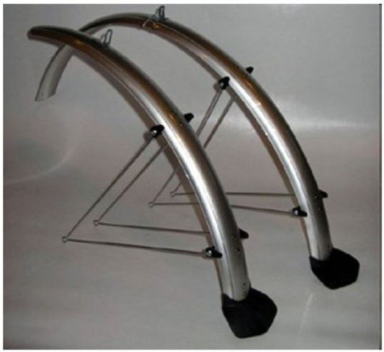 Orion 26'' Mudguard Silver Gray Silver