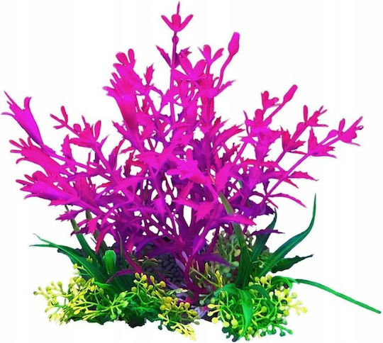 Aqua Natura Plant Aquarium Decoration Purple Plastic 12 Cm Long Bell-shaped Flowers
