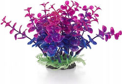 Aqua Natura Plant Aquarium Decoration Dark Blue-purple Plastic 12 Cm Peperomia