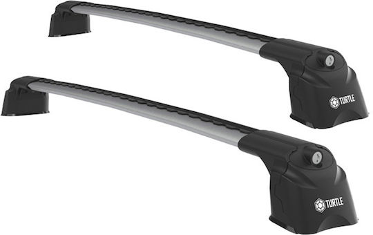 Bare De Acoperiș Turtle Air3 Argintii Compatibile Mercedes-Benz Citan W415 Fix Points