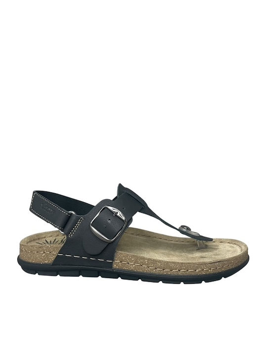 Sienna Leather Women's Anatomic Sandals Black