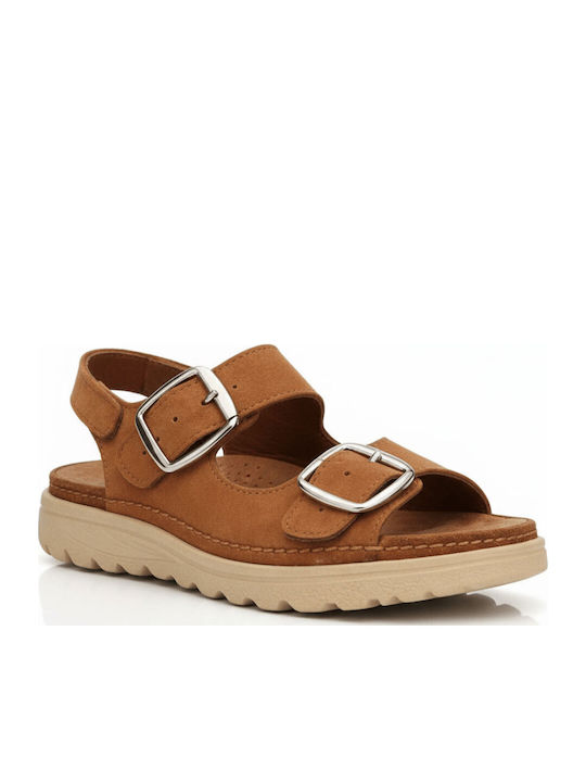 Leather Women's Anatomic Tabac Brown Sandals