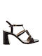 Damen Sandalen Braun Leder