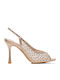 Damen Sandalen mit Strass Gold
