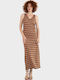 Rochie De Vară Midi Burgundy