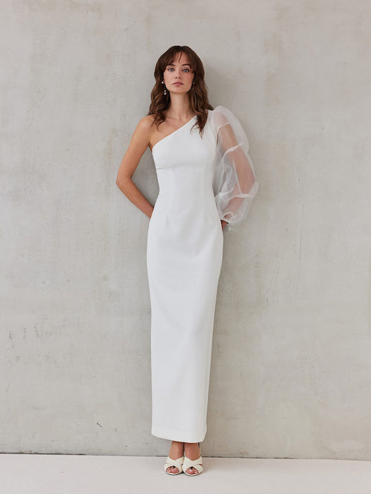 Maxi Evening Dress White