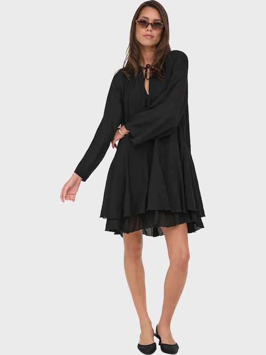 Only Rochie Mini pentru Nuntă / Botez Neagră