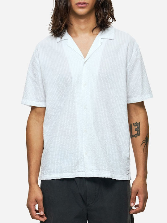 Short Sleeve Shirt in Regular Fit White