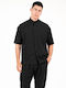 Long Sleeve Black Overshirt