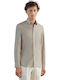 Long Sleeve Linen Shirt Light Brown