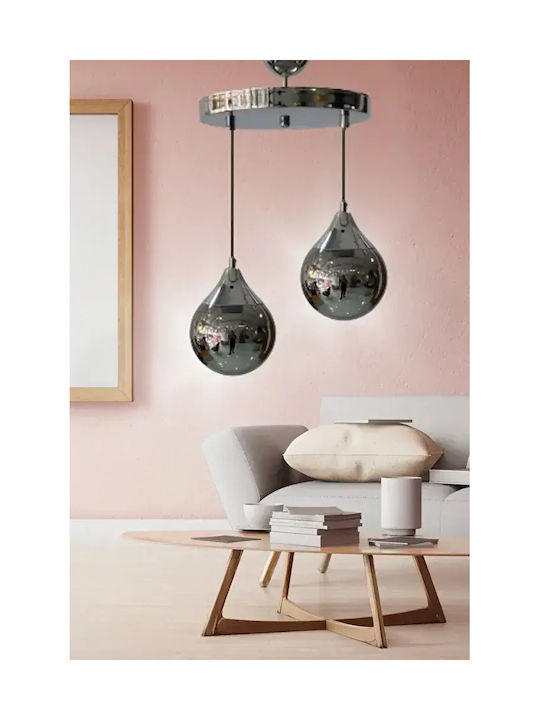 SteweHome Deckenleuchte Globe Pefko-Schwarz 25x...