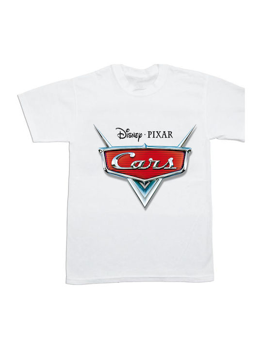 Παιδικό T-shirt Λευκή Cars