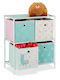 Relaxdays Sistem De Depozitare Jucării Pliabil Din Plastic Multicolor 62x53x30cm