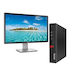 Lenovo M720Q Tiny + Monitor Dell P2414Hb Refurbished Grade A (Core i3-8100T/8GB/256GB SSD/W11 Pro)