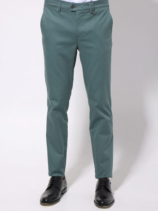 Men's Trousers Chinos Slim Fit Green