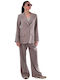 Damen Grau Anzug 1731 Taupe