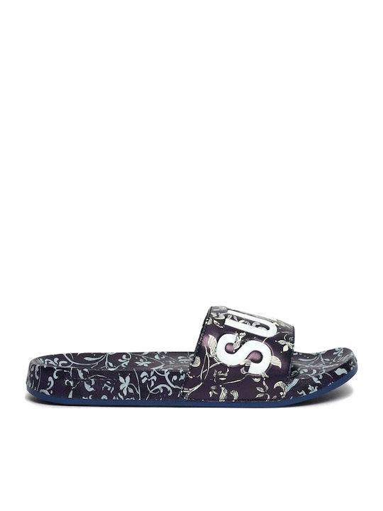 Superdry Pool Slides σε Navy Μπλε Χρώμα