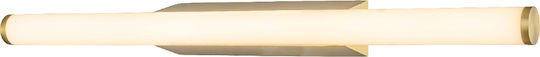 Aca Wall Lamp with Integrated LED and Adjustable White Light Bronze 61x7.8x6cm