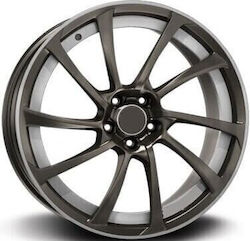 Audi Style 1135 Jante Aliaj 8x18 5x112 Offsetul Jantei 40 Față Metal Gri Mat