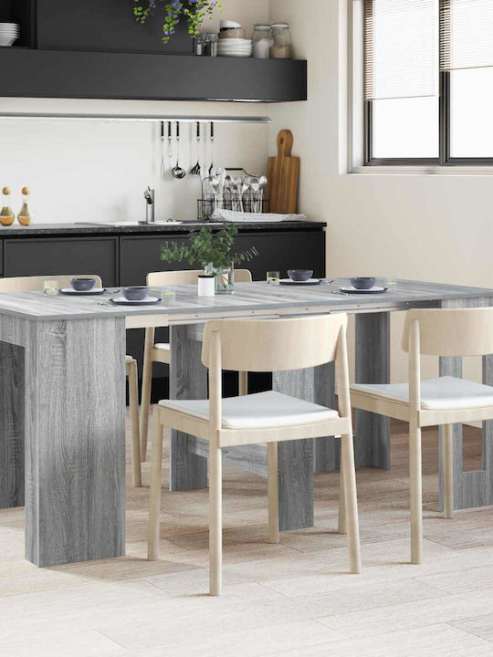 Masa Extensibilă de Dining din Lemn Gri 180(+60...