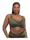 Bikini Bra With Padding Khaki