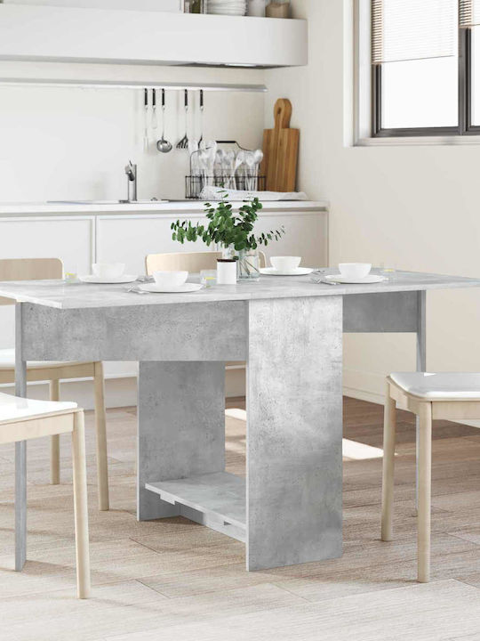 Masa De Dining Din Lemn Gri 138x70x73.5 cm