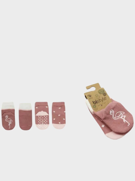 Biorganic Kids' Non-Slip Socks Rotten Apple 2 Pairs