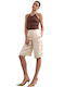 Damen Bermudas Cargo Rosa