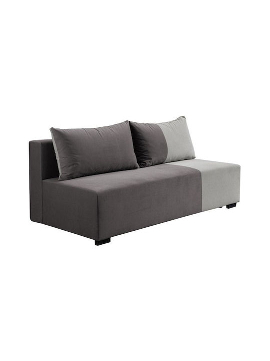 Mirello Doppelsitzer Sofa mit Stauraum Grau 198...