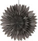 Decorative Hanging Paper Star 3d 50cm Gray Gray Silver