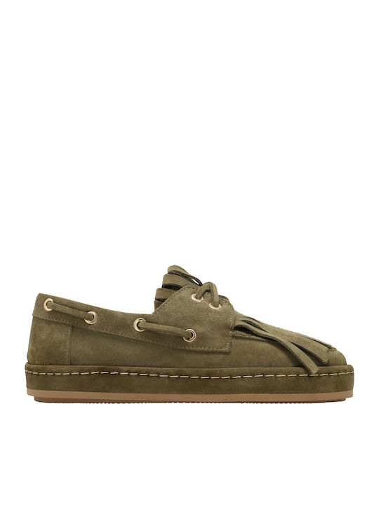 Γυναικεία Loafers σε Πράσινο Χρώμα