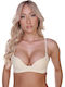 Beige Push Up Bra without Underwire