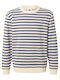 Kinder-Sweatshirt Whitesand/Vintageblue