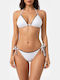 Bikini Set Triangle With Removable Padding White