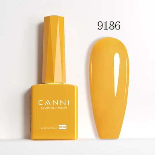 Canni Ημιμόνιμο Βερνίκι Νυχιών 9186 9ml