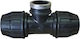 Eurodrip T-Förmiges Verbindungsrohr mit Schalter Φ25x1