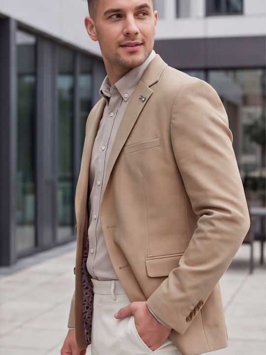 Men’s Suit Jacket Beige