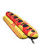 Vevor Towable Tubes Boating 5 Riders Inflatable Boat Tubes Towables 385 Kg Capacity Water Sport Tube Boat To Pull Full Nylon Cover Padded Grip Handles & Safety Valve