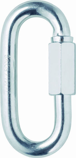Karabiner Verschraubbare Sicherheit 10mm Galvanisiert 2,7x4,3x9 cm