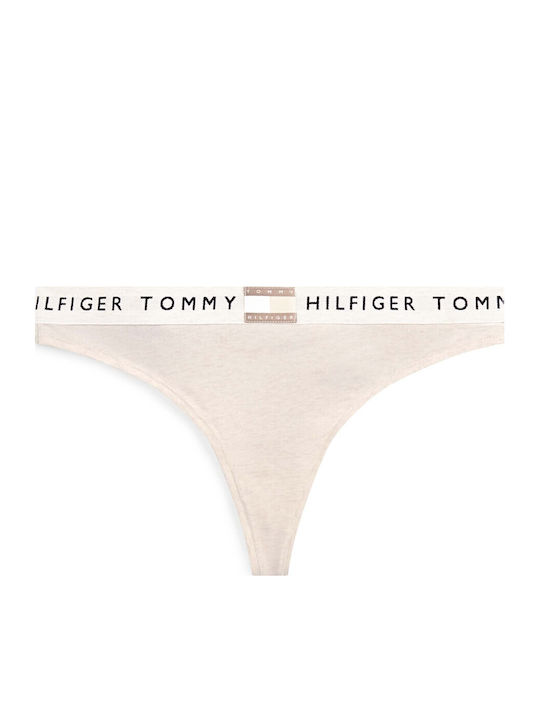 Tommy Hilfiger Chilot String Bej Pentru Femei