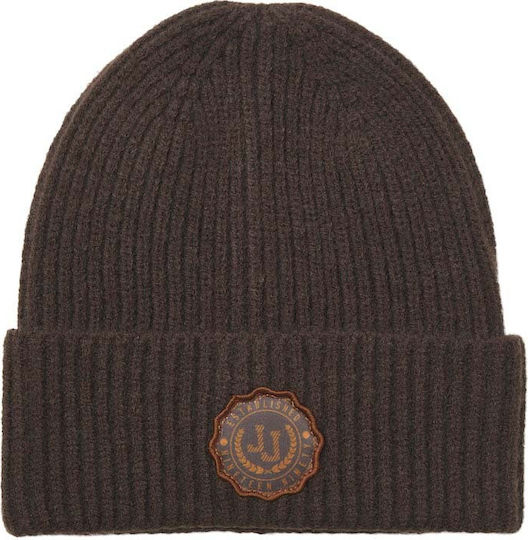 Beanie Ανδρικός Σκούφος Πλεκτός σε Καφέ χρώμα