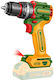 Jadever JDCDP6281 Schlagbohrschrauber Batteriebetrieb Brushless 20V 2x2Ah