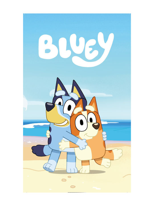 Bluey Baby Face/Hand Towel Blue 30x50cm