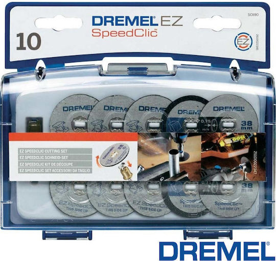 Dremel Sc690 Σετ Εξαρτημάτων Δίσκος Κοπής Μετάλλου 11τμχ