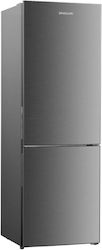 Davoline Ψυγειοκαταψύκτης 293lt Total NoFrost Inox Conf 300 Promo IX