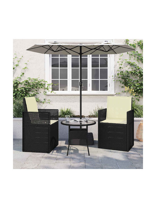 vidaXL Garden Chair Cushion with Backrest Beige...