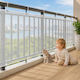 Rectangular White Camouflage Net 0.90x3m 130gr/m²