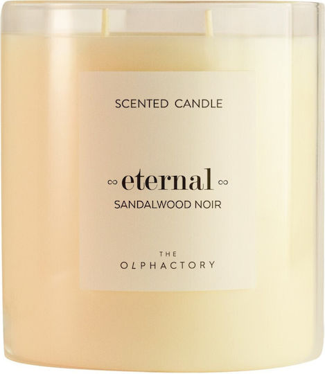 Sandalwood Noir Φυτικό Αρωματικό Κερί Καπάκι 790gr Eternal Olphactory